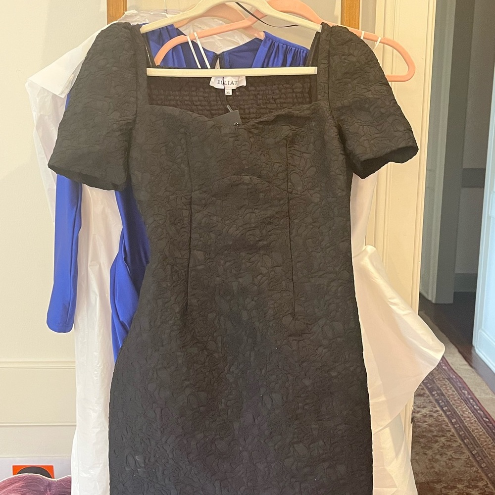 ELLIATT Feminise Mini Dress in Black - Picture 4 of 6